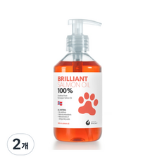 브릴리언트 반려동물 연어오일 영양제, 오메가3, 300ml, 2개