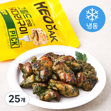 허닭 PICK 그릴드 한입 닭다리구이 깻잎맛 (냉동), 100g, 25개