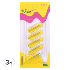 WEDENT 威登 牙間刷替換刷頭 L, 5件, 3個