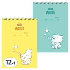 moong9 波霸泡泡綜合筆記本, 混合顏色, 12個