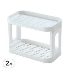 멀티 테이블 화장품 정리대 선반 2단, 2개