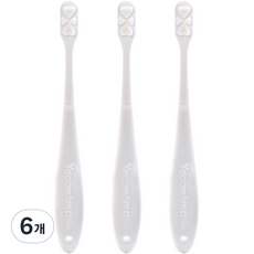 예꼬맘 실크 어린이 칫솔 1단계, 화이트, 1개입, 6개