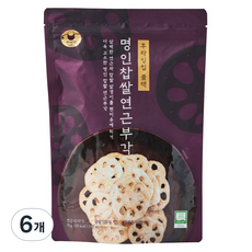 만전김 명인 찹쌀 연근부각, 70g, 6개