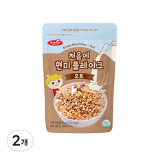 베베스트 처음에 현미 플레이크, 오트, 50g, 2개