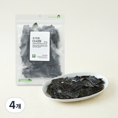 기장물산 유기식품 인증 자른 다시마, 100g, 4개