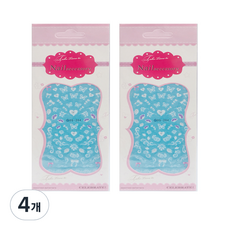 水轉印指甲貼, 204 裝飾花朵, 4個