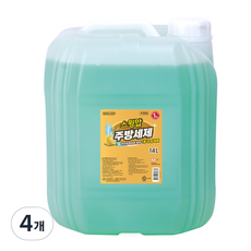 스윙맙 대용량 주방세제, 14L, 4개