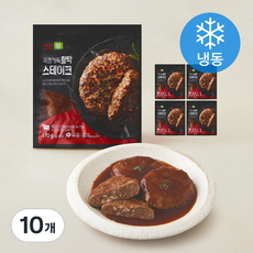 선진팜 육즙가득 함박스테이크 (냉동), 170g, 10개