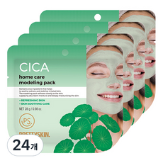 PRETTYSKIN. 積雪草鎮靜一次性美容軟膜 28g, 24個, 1入