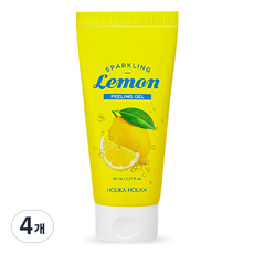 홀리카홀리카 탄산레몬 필링 젤, 150ml, 4개