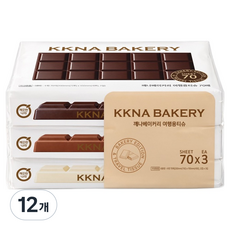 KleanNara 可綠納樂 Kkaena Bakery 旅行用面紙, 12個, 70入
