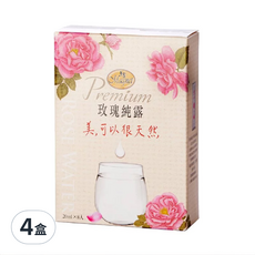 Magnet 曼寧 玫瑰純露 | 天然玫瑰花萃取 促進新陳代謝 養顏美容, 20ml, 8包, 4盒