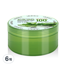 라라폴리 알로에베라 100% 수딩젤, 300ml, 6개