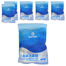 sanvic 善維 善鼻洗鼻鹽 洗鼻瓶專用 4.5g 60包, 6袋