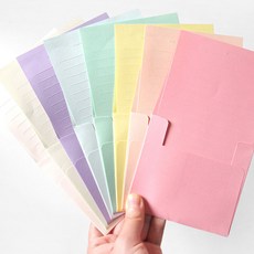 2Youngdesign 8款粉彩信紙 *32入+信封*16入, 混色, 1組