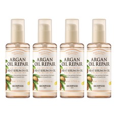 SKINFOOD 摩洛哥堅果油修護Plus熱感精華油, 4個, 110ml