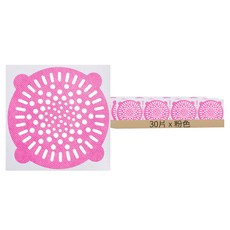 地漏貼 排水孔濾網 一次性地漏貼, 粉色