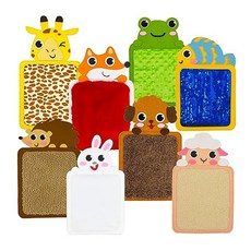 動物觸感板8件組, 1套, 混合色