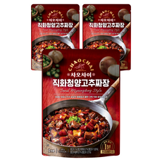차오차이 직화 청양고추 짜장, 180g, 3개
