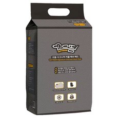 eutteum Signature 網眼竹炭防滑寵物尿布墊, 20入, 1個