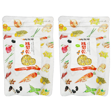 元氣家 鳳梨乾, 嚴選台灣鳳梨製成 無添加糖精、色素及防腐劑, 200g, 2包