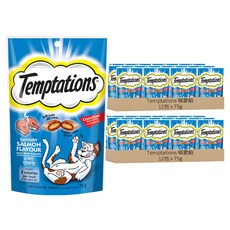 Temptations 喵愛餡 貓點心, 開胃甜鮭口味, 75g, 24包