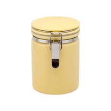 ZERO JAPAN. 圓型密封罐 香蕉黃, 350cc, 1個