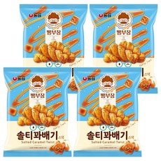빵부장 솔티꽈배기 스낵, 55g, 4개