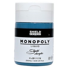 쉴드 모노폴리 아크릴물감 653 Blue Gray, 250ml, 1색