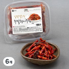 일미식품 입맛살리는 무말랭이 무침, 500g, 6개