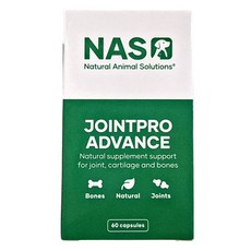 NAS 天然草本系列 Joint Pro Advance 關節保健 PRO 寵物營養補給品, 維護骨骼/關節, 60顆, 1罐