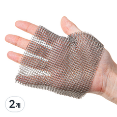 comet 廚房316不鏽鋼環形鋼絲球 10 x 10 cm, 2個, 1入