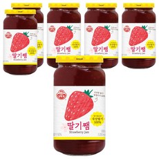 오뚜기 딸기쨈, 500g, 6개