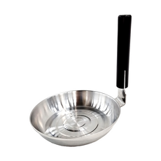 Arnest 不鏽鋼親子丼鍋, 日本產, 主體-不鏽鋼 (鉻18%), 手柄-天然木材(懸氨酯漆), 手柄支架-不鏽鋼, 16cm, 1個