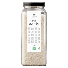 도정공장 유기농 프리미엄 백미, 2kg, 1개, 상등급