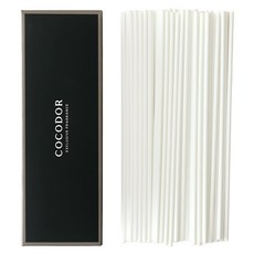 코코도르 디퓨저 섬유 리드 디퓨저스틱 20cm, 화이트, 1개, 50개