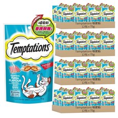 Temptations 喵愛餡 貓點心, 香誘鮮鮪口味, 75g, 48包