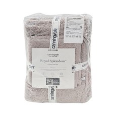 Canningvale 坎寧威爾 皇家璀璨毛巾6件組 100%精梳棉, 風暴灰, 1組