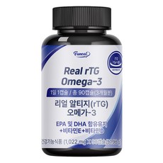 Funeat Real rTG Omega 3膠囊, 90顆, 1罐