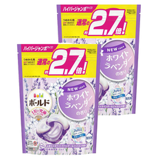 Bold 日本原裝進口 4D洗衣膠囊補充包 薰衣草茉莉, 30顆, 2袋