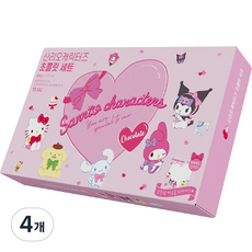 산리오 캐릭터즈 초콜릿 15개입, 4개, 240g