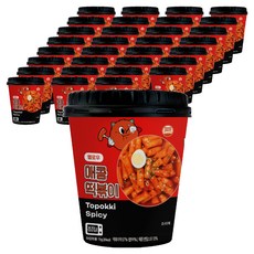 멜로우빈 레리 매운 떡볶이, 115g, 32개
