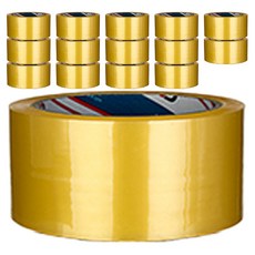 BUKWANG KOREA CHEMICALS 中型包裝用封箱膠帶 48mm x 40m, 透明, 15個