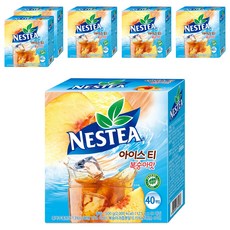 네스티 복숭아맛 아이스티 분말, 12.5g, 40개입, 6개