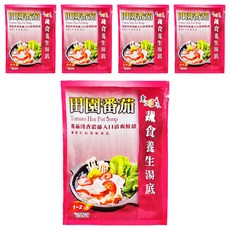東方韻味 蔬食養生湯底 田園番茄 火鍋湯底, 70g, 5包
