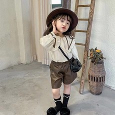 女童三領蕾絲襯衫 CCV58GSH520