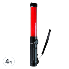 交通管制 320 信號警示棒, 紅色, 4個