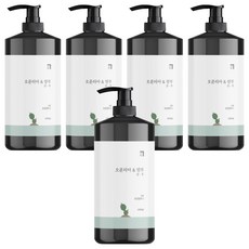 살림백서 오푼티아 앤 밤부 퍼퓸 샴푸 유칼립투스, 1L, 5개