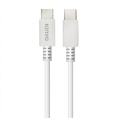 Kinyo 溫度斷電充電傳輸線, 白色, 1.2m, 1個