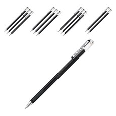 Pentel 飛龍文具 Mattehop 凝膠墨水筆 1.0mm, 黑色, 12個